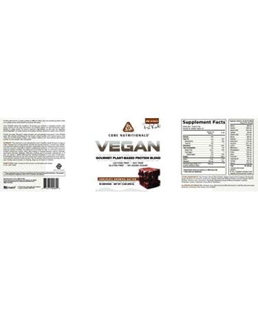 Buy Core Nutritionals Platinum Vegan Gourmet Protein Blend - 21g Pea Protein Gluten & Soy Free 29 Servings - Chocolate Brownie Batter - Buy Online on GoSupps.com
