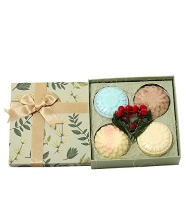 Festive Gift Box by ahad Handcrafted Soap with Zero Chemical l Pure & Organic Soap with Essential Oils | Handcrafted Ahad Soaps Gift Box gift Box for Christmas