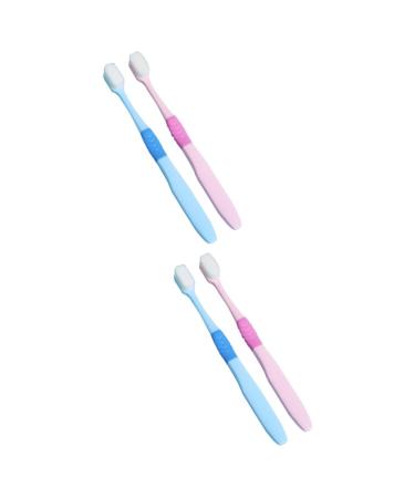 Healeved 4pcs Toothbrush Household Bur Miss pp