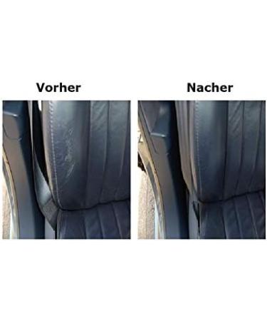 Furniture Clinic Easy Leather Restoration Set - Leather Cleaner & Color Balm for Car Seats Sofas Clothing & Bags - Repair Scratches & Abrasions (Dark Gray) - Buy Online on GoSupps.com