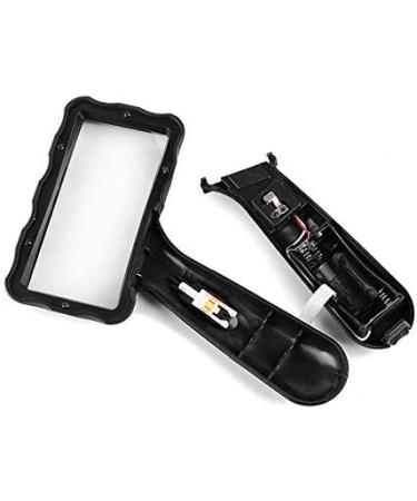 10X Handheld Reading Magnifier Optical Lens with LED Lights for Reading Newspapers Office School Home Electronics Inspection Stamp Collection Made in China - Buy Online on GoSupps.com