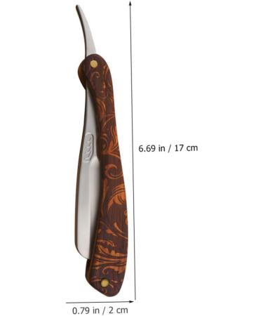 Minkissy Foldable Hairdresser Razor Blades - Stainless Steel Folding Knife for Daily Use - Buy Online on GoSupps.com