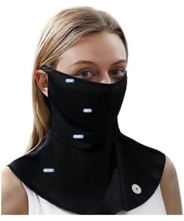 NAERTFD Sun Protection Mask | Breathable Full Face Veil for Women | Ice Silk Summer Outdoor Sports Mask - Buy Online on GoSupps.com