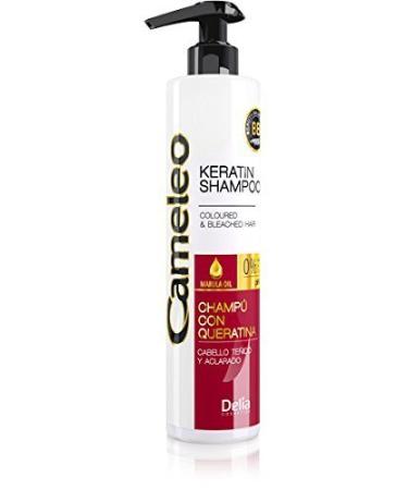 Cameleo - Color Care Shampoo - Keratin hair rinsing with marula oil for color treated hair - color protection - 0% parabens salt & dye - salt - 500 ml