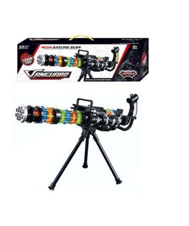 vapewaves Vangaurd M134 LASER LIGHT GATLING GUN TOY LIGHTS SOUND Sold By Kidzbuzz