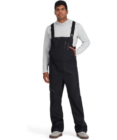 Simms Men's Challenger Waterproof Fishing Bib Overalls - Black, Medium - Buy Online on GoSupps.com