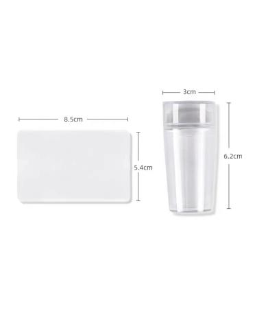 French Nail Stamper Set - Silicone Jelly Design with Scrapers | DIY Manicure Nails for Women & Girls | Christmas Gift - Buy Online on GoSupps.com