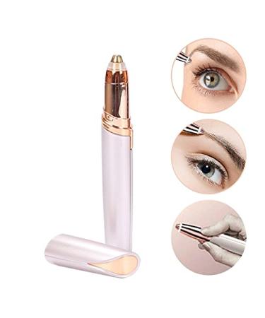 Cenocco Eyebrow Razor - 18 Carat Gold-Plated Battery-Operated | Elegant White/Gold Design | International Shipping Available - Buy Online on GoSupps.com