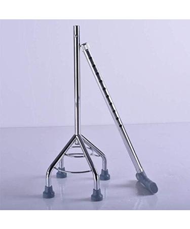 SilteD Canes Old Man Walking Stick Old Man Telescopic Adjustable Anti- Slip Four- Legged Crutches Disabled Four- Legged Walking Stick - Buy Online on GoSupps.com