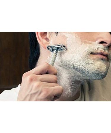 Old-Fashioned Double Edge Razor with 12 Stainless Blades for the Ultimate Shaving Experience - Buy Online on GoSupps.com