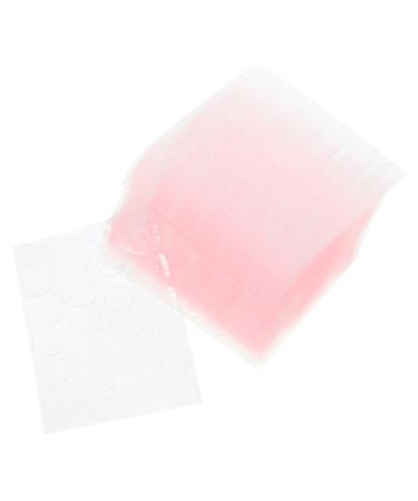 VINTORKY 100 Sheets Jelly Gel Nails Fake Nails Nail Sticky Tabs Adhesive Nail Glue Adhesive Nail Tabs Adhesive Nail Sticker Press on Nail Glues False Nail Glue Pink Double Sided Jelly Glue
