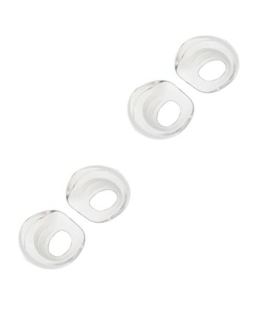 Healvian 4 Pairs Heel Pad Insoles for Plantar Shoe Insoles Women Gel Heel Cup Orthotic Insoles Men Insoles for Shoes Heel Cushion Heel Cups Women's Orthopedic Protector