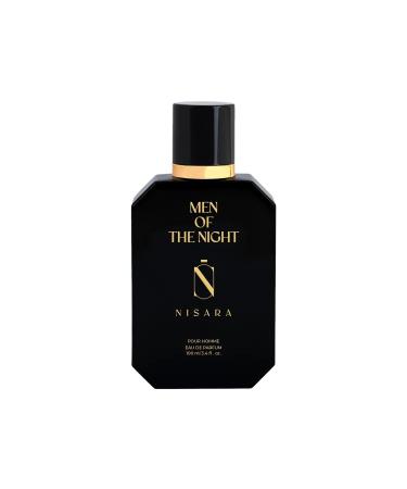 Nisara Men of the Night Perfume for Men - 100 ml | Long Lasting Eau De Parfum | Premium Perfume | Citrus-Chypre-Musky Fragrance | With Bergamot Lemon Orange Amber Wood Leather | Premium Perfume
