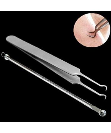 Glamza Blackhead Remover Set - Curved & Straight Edge 2 Pack | Best International Shipping - Buy Online on GoSupps.com
