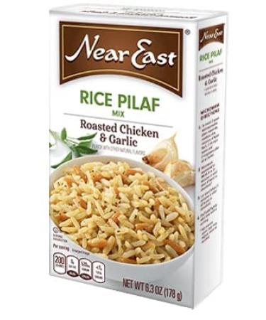 Ner East Rice Pilaf Mix Variety Pack 6oz (Pack of 8) - Original, Wild Mushroom & Herb, Roasted Chicken & Garlic, Brown Rice Pilaf with MYD Mini Bamboo Spatula - Buy Online on GoSupps.com