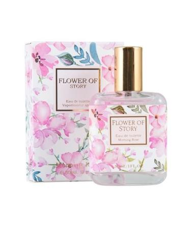 Flower Story Girl Student Perfume Fruit Fragrance Fresh Fragrance Fresh Natural Lasting Eau de Toilette 1 Fl Oz (30 Rose) 0.98 Ounce (Pack of 1) Rose