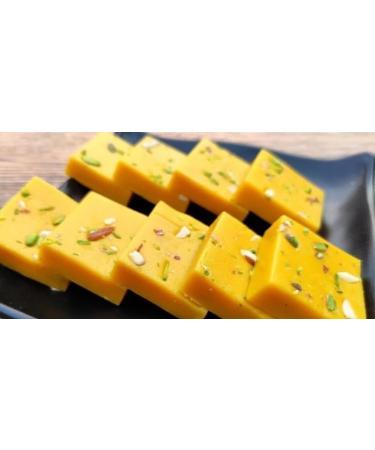 Festival Special Premium (Mango Barfi 1kg) Delicious Indian Traditional Sweets To Sweeten Up Your Celebration Best Gift For All Occasions Marriage Diwali Holi - Buy Online on GoSupps.com
