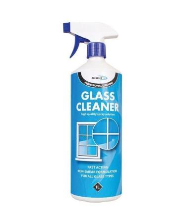 Bond It GLASS CLEANER Fast Acting All Purpose Liquid For Cleaning Windows Light BlueTrigger Spray for Easy Application on 1 Litre Bottle