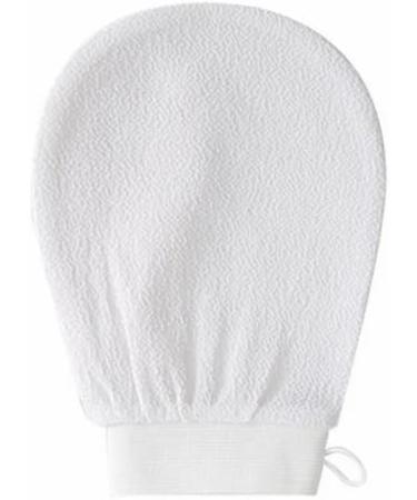 Buy White Viscose Morocco Kessa Bath Glove | Exfoliating Glove for Glowing Skin - International Shipping Available - Buy Online on GoSupps.com