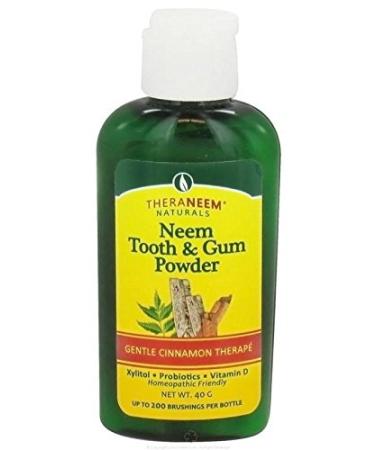 Organix South TheraNeem Naturals Gentle Cinnamon Therapé  Neem Tooth & Gum Powder 40 g