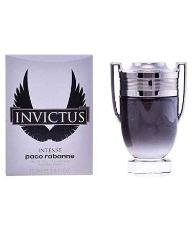 Invictus Intense by Paco Rabanne for Men - 3.4 Fl Oz EDT Spray 3.4 Fl Oz (Pack of 1) - Buy Online on GoSupps.com