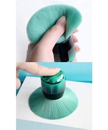 RIYAN 1Pc Blusher Brush Hair Mushroom Powder Makeup Brush with Portable Aluminum Short Handle Make Up Tool Oblique - Buy Online on GoSupps.com
