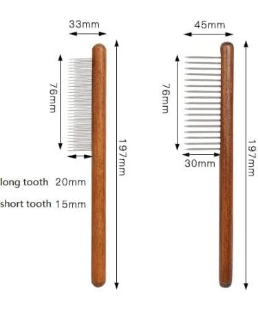 Premium Dog and Cat Brushes - 3-in-1 Fur Combs for All Breeds | Effective Pet Grooming Tools - International Shipping Available - Buy Online on GoSupps.com
