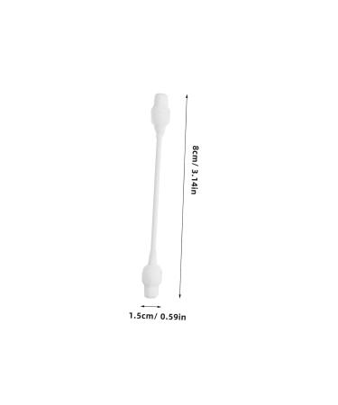 100pcs Double Ended Cotton Swabs - Baby Safety Ear Wax Cleaners | Large Tip Cotton Buds for Toddlers - Buy Online on GoSupps.com