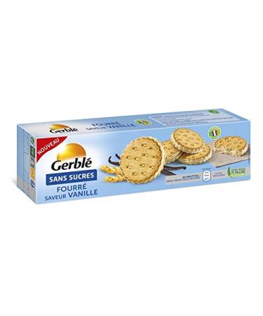 Sugar Free Vanilla Filled Biscuits 185G | Gerblé | (Pack of 2) | Best Deal