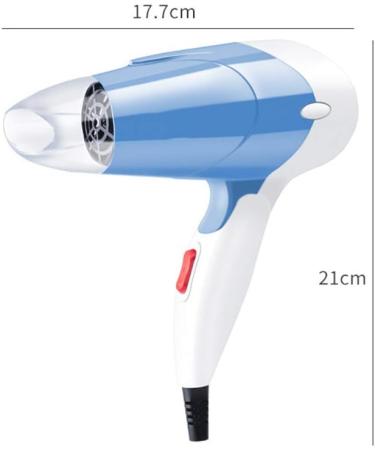 Mini Hairdryer Small Folding Hairdryer Travel Hair Dryer 1000W 2 Speed Hairdryer Thermostatic Portable Lightweight Overheating Protection Small Power Suitable Low Noise for Student residences Small - Buy Online on GoSupps.com