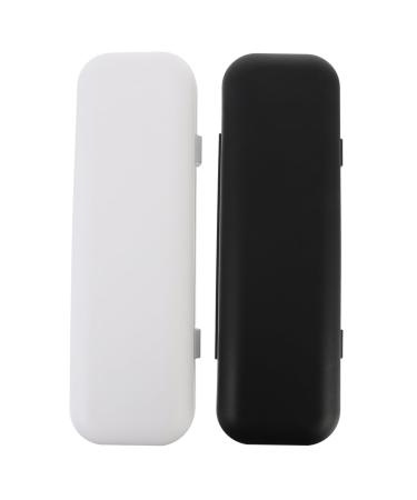 Beavorty 2 pieces of electric toothbrush box toothbrush case toothbrush holder electrical toothbrush storage case electric toothbrush travel case travel case