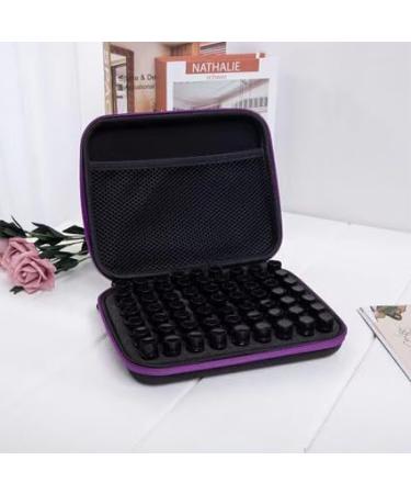 Qanyegn Essential Oils Storage Bag - 63 Compartment Purple Organizer for Oils & Accessories - Buy Online on GoSupps.com