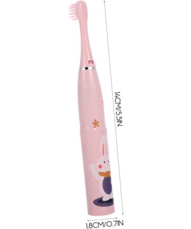 Buy Bcoath 1 Set Electric Toothbrush for Kids - Portable Cartoon Children's Toothbrush (Pink) - Ideal Child Supply for Healthy Smiles - International Shipping Available - Buy Online on GoSupps.com