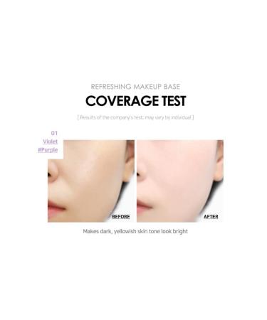 KORE BEAUTY USA Unny Refreshing Makeup Base - Violet | Lightweight Primer for Flawless Skin - Buy Online on GoSupps.com