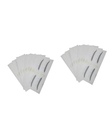 MAGICLULU 24 Pcs 48 Eyebrow Stencils Eyebrow Stencil Kit Heated Eye Easy Eyebrow Stencil