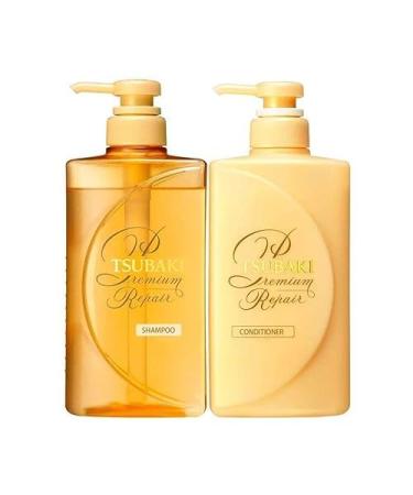 TSUBAKI Premium Repair Shampooing et apr s-shampoing 490 ml + 490 ml (sans bo te)