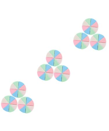 minkissy 9 Sets Triangular Sponge Puff Makeup Sponge Emulsion Girl Wedge Shape
