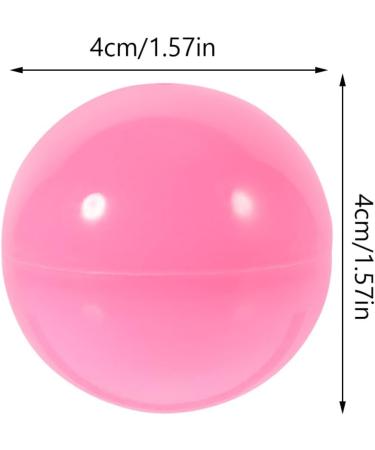 Alipis 50 Pieces Round Pink Capsules - 4cm Empty Lottery Bingo Marking Balls for Party Gifts - Buy Online on GoSupps.com