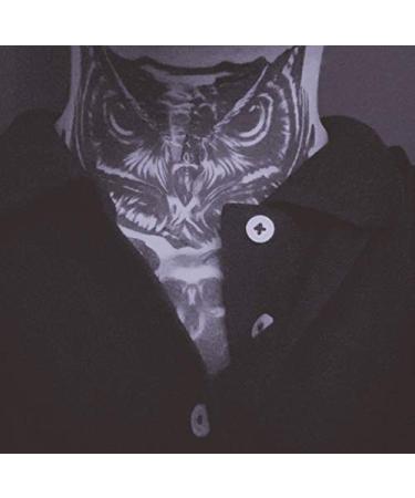 Sexy Black Owl Waterproof Temporary Tattoo Sticker - Body Art Removable Paper (20*30cm) - Buy Online on GoSupps.com