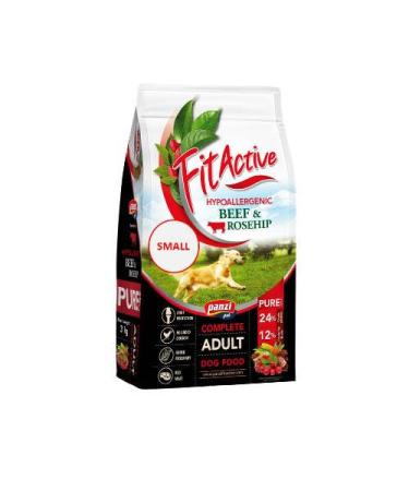 Pure - Beef & Rosehip SMALL - Hypoallergenic Dog Food - Chicken/Wheat Free - Beef Flavor - 3 kg