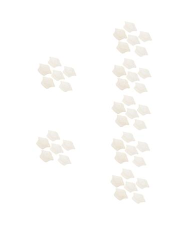 FOMIYES 21 Pairs Cuttable Half Size Stickers Protective Heel Pad Heel Cushions Woman Shoes Sneakers Slipping Out Pad Foot Heel Insole Miss Invisible Sponge White Protective Pad