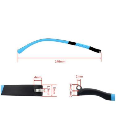 Jingyun 1 Pair Children's Glasses Replacement Temples & Frames - Durable & Stylish Kids Eyewear - Buy Online on GoSupps.com