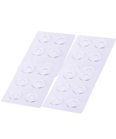 Healifty 24pcs Callus Pads Clear Silicone Corn Pads Callus Cushions Callus Remover Pads Toe Pads for Feet Toes