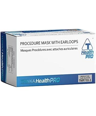 THINKA FACE MASK WITH EARLOOPS (50pcs) - Medical Mask - Surgical Mask -ASTM Level 1 Mask - Buy Online on GoSupps.com
