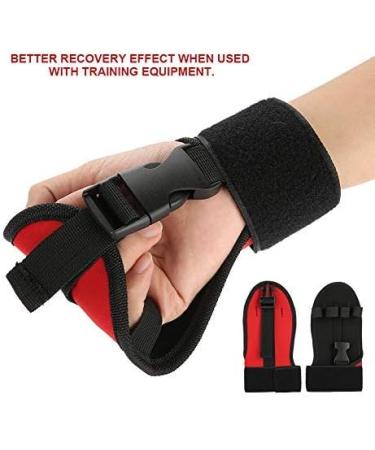 Stroke Recovery Gloves | Black Finger Glove for Hemiplegia Rehabilitation | Traction Hand Brace & Splint Support - Buy Online on GoSupps.com