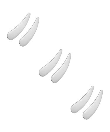 FOMIYES 6 Pcs Cosmetic Spatula Foundation Spatula Make up Spatula Tool Cosmetics Spatula Facial Spatula Makeup Scoop Spatula Mini Spatula for Cosmetics Facial Cream Spatula Makeup Spatula 1 g (Pack of 1) As Shownx3pcs