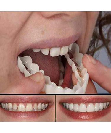 BUNRUN 1PC Temporary Dentures Teeth Top Cosmetic Dental Veneers Dentures - Buy Online on GoSupps.com