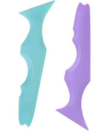 Baluue 6 Pcs Silicone Beauty Ruler Eyeliner Stencils Tool Make up Stencils Lash Applicator - Buy Online on GoSupps.com