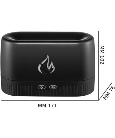 AIDA Aroma Diffuser - 230ml USB Essential Oil & Fragrance Lamp with 7 LED Flame Effect - Perfect for Home & Office - Buy Online on GoSupps.com