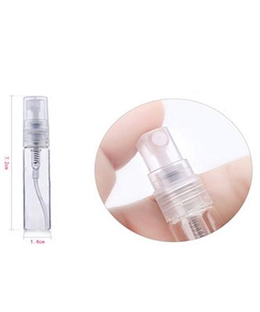 20Pcs Portable Clear 5ml Glass Atomizer Spray Bottles - Refillable Travel Perfume Containers | Must-Have Makeup Tool - Buy Online on GoSupps.com